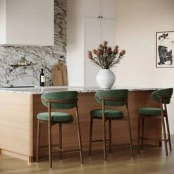 Zinea Performance Textured Velvet Counter Stool 22 Zinea Performance Textured Velvet Counter Stool -TOV Furniture Store TOV D69163.media .02