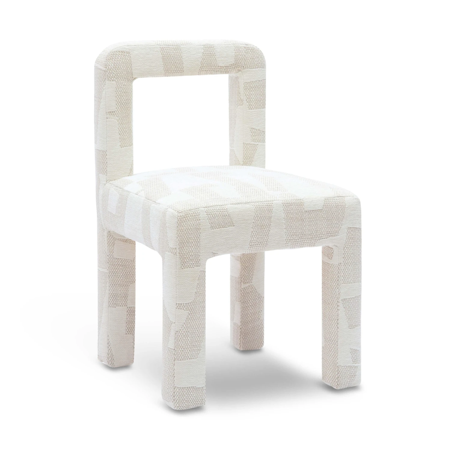 Hazel Cream Patterned Jacquard Dining Chair 1 Hazel Cream Patterned Jacquard Dining Chair