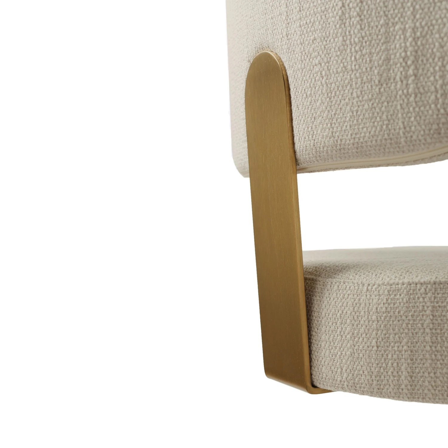 Primrose Cream Textured Performance Fabric Adjustable Stool 7 Primrose Cream Textured Performance Fabric Adjustable Stool - Image 7