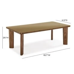 Oani Walnut And Glass 83" Rectangular Dining Table -TOV Furniture Store TOV D69236.media .08 e5088173 3bb6 46f1 a121 0269ea81ab17