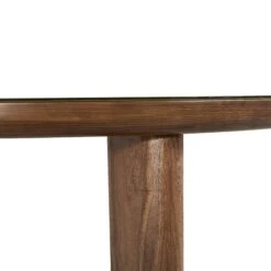 Oani Walnut And Glass 51" Round Dining Table 12 Oani Walnut And Glass 51" Round Dining Table -TOV Furniture Store TOV D69237.media .05 588840bf e8f6 4ffb 887c 54305ceef7ce