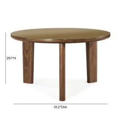 Oani Walnut And Glass 51" Round Dining Table 13 Oani Walnut And Glass 51" Round Dining Table -TOV Furniture Store TOV D69237.media .06 b0f78f79 ea9f 4615 9a38 28fba25b0989