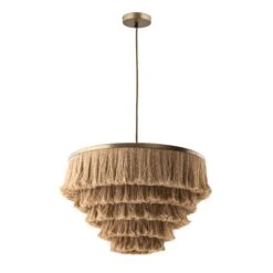 Sarai Natural Fringe Pendant -TOV Furniture Store TOV G18386.media .03