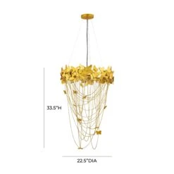 Butterfly Gold Chandelier -TOV Furniture Store TOV G18412.media .07 19544e48 3647 43db ad9c ae7be40c8253