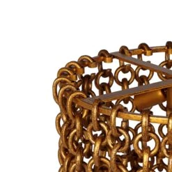 Nirsa Brass Chain Link 3-Tier Chandelier 10 Nirsa Brass Chain Link 3-Tier Chandelier -TOV Furniture Store TOV G18452.media .05
