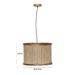 Mariana Natural Pendant Lamp -TOV Furniture Store TOV G18465.media .06