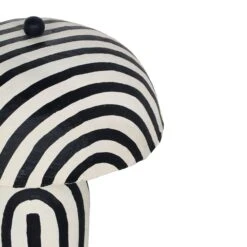 Maiori Striped Papier Mache Table Lamp -TOV Furniture Store TOV G18570.media .04