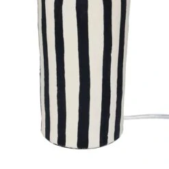 Maiori Striped Papier Mache Table Lamp -TOV Furniture Store TOV G18570.media .05