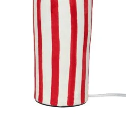 Maiori Striped Papier Mache Table Lamp -TOV Furniture Store TOV G18571.media .05