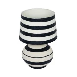 Positano Striped Papier Mache Table Lamp -TOV Furniture Store TOV G18572.media .03 50d60b90 9475 4f2e acee a51930bf522e