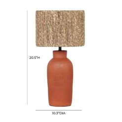 Atrani Natural Terracotta Table Lamp -TOV Furniture Store TOV G18576.media .06 63215587 cccb 43d9 99a4 49946045d075