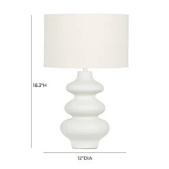 Riviera Textured Table Lamp -TOV Furniture Store TOV G18585 D