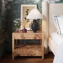 Hazza Pleated Table Lamp -TOV Furniture Store TOV G18587.media .02