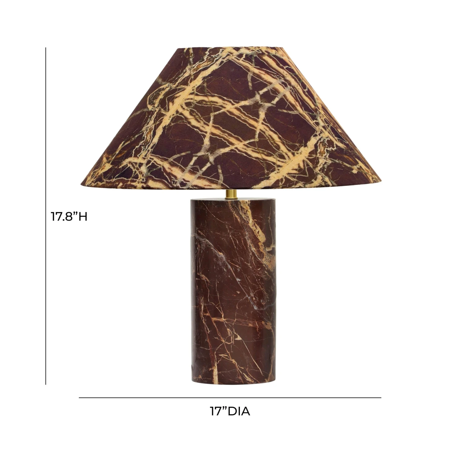 Mable Marble Print Table Lamp 12 Mable Marble Print Table Lamp - Image 12