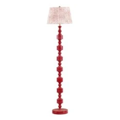 Peggy Pink Spotted Floor Lamp