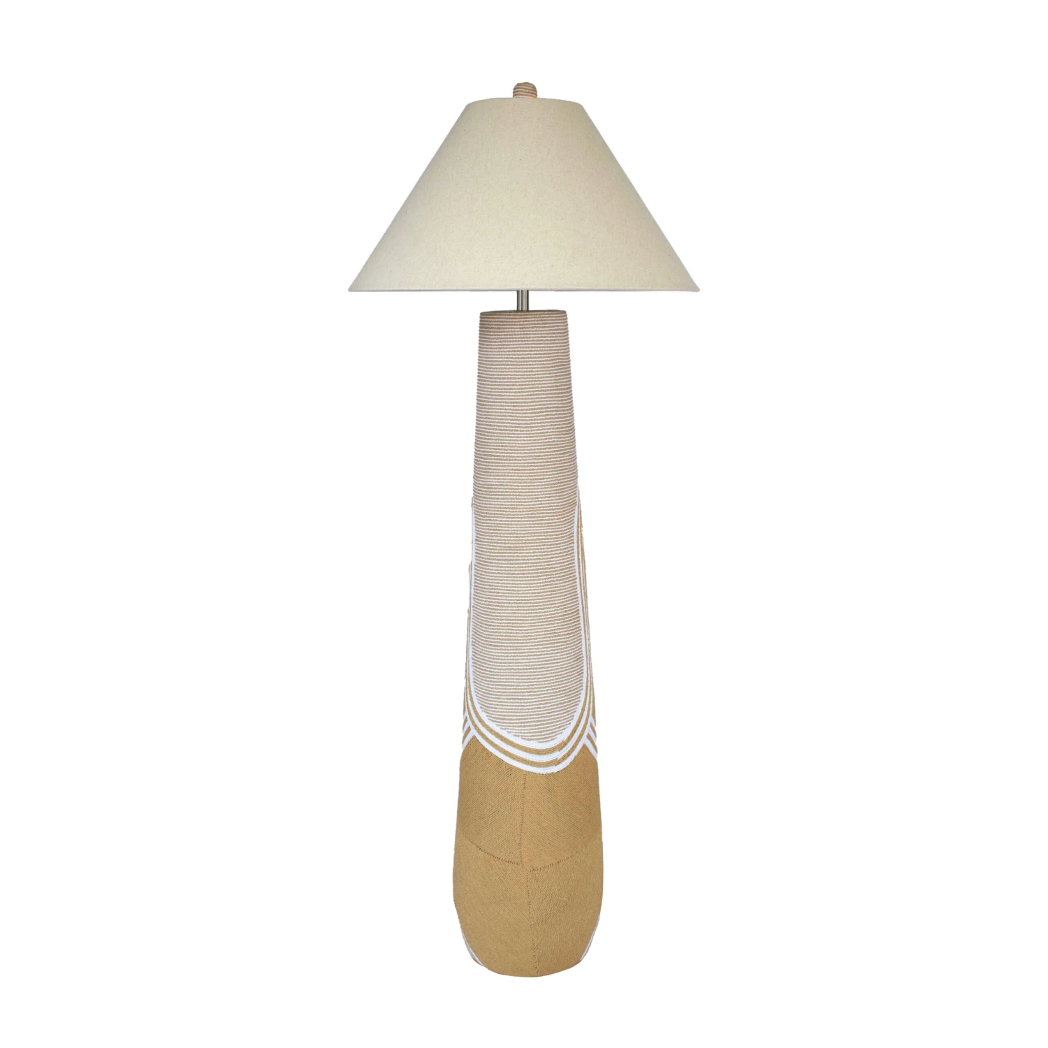 Harlee Natural Woven Floor Lamp 3 Harlee Natural Woven Floor Lamp - Image 3