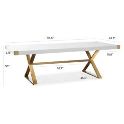 Adeline Lacquer 95" Rectangular Dining Table 17 Adeline Lacquer 95" Rectangular Dining Table -TOV Furniture Store TOV G5496.media .06 f34ba8d8 ff69 4bde a26c 327cd35b492f
