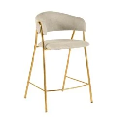 Lara Cream Counter Stool - Set Of 2 -TOV Furniture Store TOV IHD68558.media .01