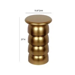 Sasha Gold Side Table -TOV Furniture Store TOV IHOC18435.media .07 e1417dc6 8593 4a85 a10e 69d13be4e5ea