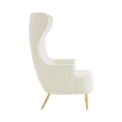 Julia Velvet Channel Tufted Wingback Chair By Inspire Me! Home Decor -TOV Furniture Store TOV IHS68509.media .04 d6b97a70 8e6b 42d8 a37d de9953794dde