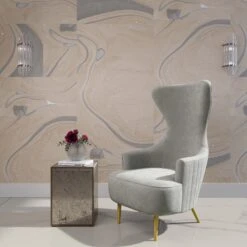 Julia Velvet Channel Tufted Wingback Chair By Inspire Me! Home Decor -TOV Furniture Store TOV IHS68510.media .02 3e0fc4c0 42ed 4fdc a554 005d80655463