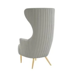 Julia Velvet Channel Tufted Wingback Chair By Inspire Me! Home Decor -TOV Furniture Store TOV IHS68510.media .05 427d2bbf bd87 48e1 b9e1 2e666584c701