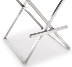 Director Performance Vegan Leather Stool With Silver Base -TOV Furniture Store TOV K3625.media .08 b21ebf2f 5cad 446a b966 8f29d6d83be6
