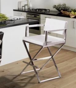 Director Performance Vegan Leather Stool With Silver Base -TOV Furniture Store TOV K3626.media .09 660ec05b 49cb 4a84 bf89 af41f42e3e47