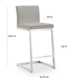 Parma Performance Vegan Leather Counter Stool - Set Of 2 -TOV Furniture Store TOV K3650.media .09 846ae55d 91f2 4f6a a418 e325e1a2913a