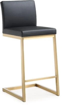 Parma Performance Vegan Leather And Gold Stainless Steel Counter Stool - Set Of 2 -TOV Furniture Store TOV K3665.media .03 559d79f7 148e 4059 92d0 8fe22a1ec81f
