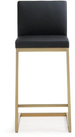 Parma Performance Vegan Leather And Gold Stainless Steel Counter Stool - Set Of 2 -TOV Furniture Store TOV K3665.media .05 d659df8b d8fa 40fc 9398 00d08cf64306