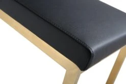 Parma Performance Vegan Leather And Gold Stainless Steel Counter Stool - Set Of 2 -TOV Furniture Store TOV K3665.media .08 4f746816 537e 4be5 9808 754d4c92451b