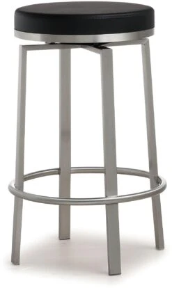 Pratt Performance Vegan Leather Swivel Counter Stool - Set Of 2 -TOV Furniture Store TOV K3675.media .03