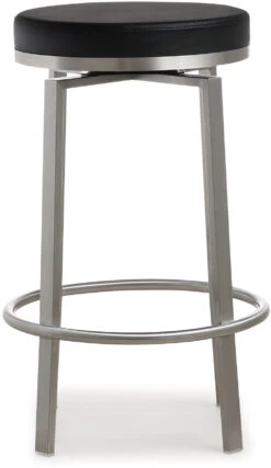 Pratt Performance Vegan Leather Swivel Counter Stool - Set Of 2 -TOV Furniture Store TOV K3675.media .05