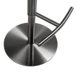 Cosmo Black Performance Vegan Leather On Black Steel Barstool -TOV Furniture Store TOV K3681.media .06