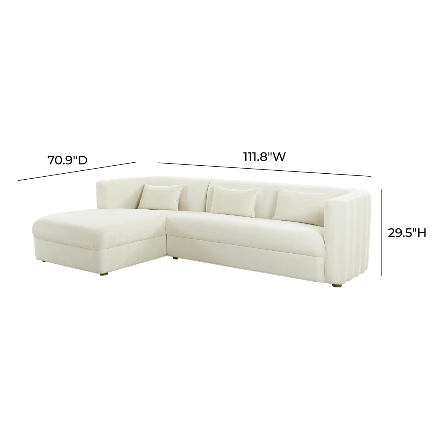 Callie Velvet Sectional 11 Callie Velvet Sectional - Image 11