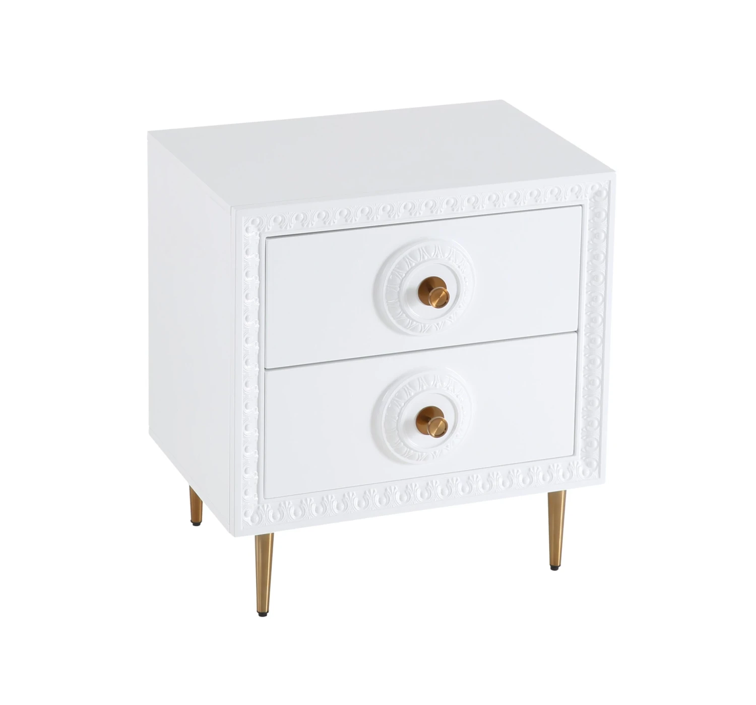 Bovey White Lacquer Side Table 4 Bovey White Lacquer Side Table - Image 4