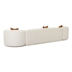 Fickle Cream Boucle 3-Piece Modular Sofa -TOV Furniture Store TOV L6866 C SO1.media .04