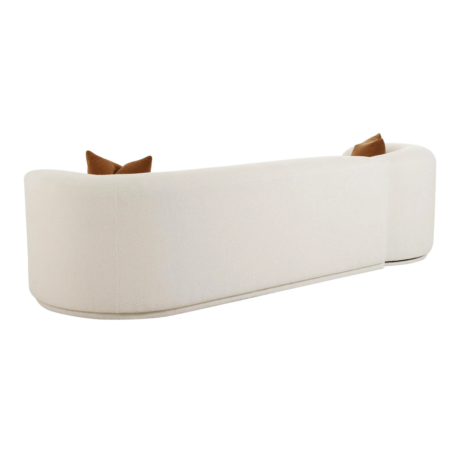 Fickle Cream Boucle 2-Piece Modular Sofa 5 Fickle Cream Boucle 2-Piece Modular Sofa - Image 5