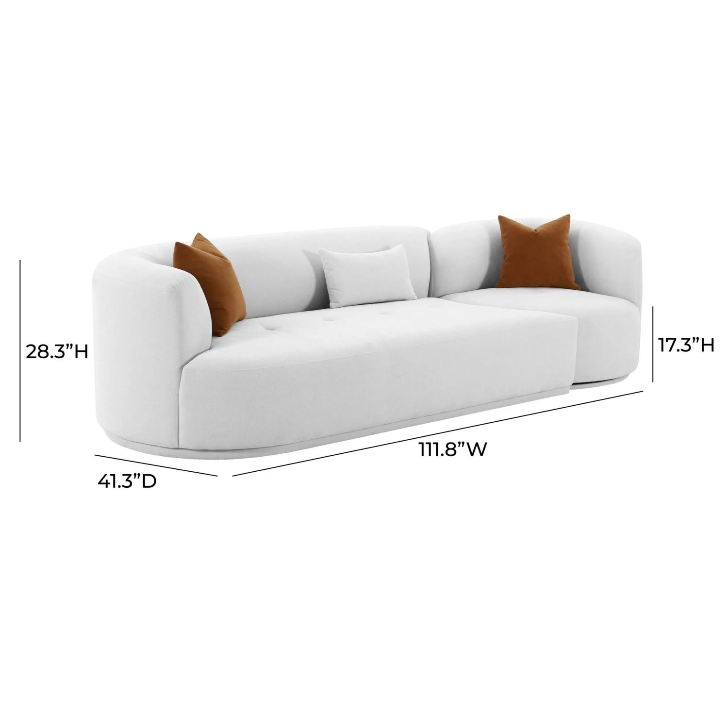 Fickle Grey Velvet 2-Piece Modular Sofa 12 Fickle Grey Velvet 2-Piece Modular Sofa - Image 12