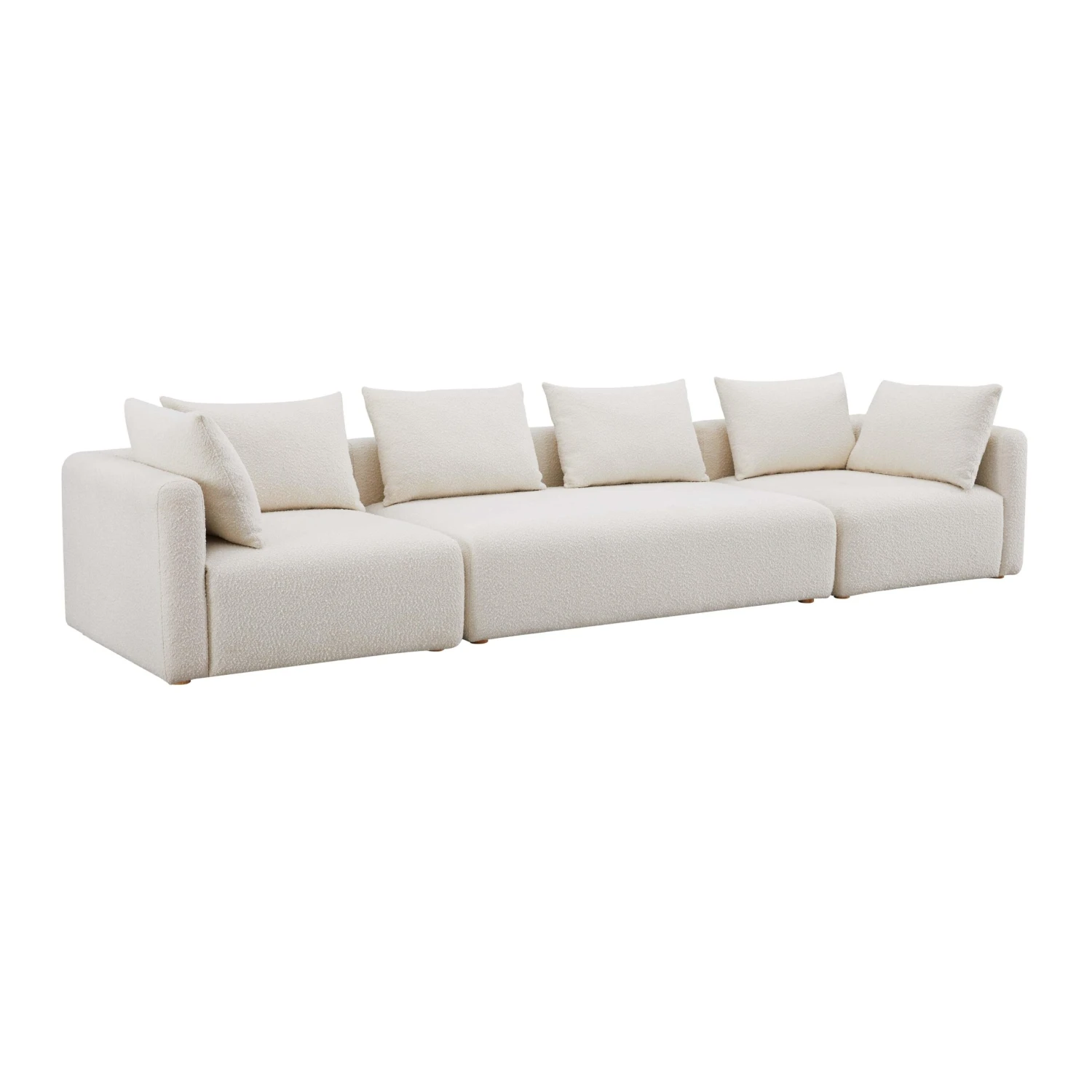Hangover Cream Boucle 145" Long Sofa 1 Hangover Cream Boucle 145" Long Sofa