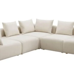 Hangover Cream Performance Linen 5-Piece Modular L-Sectional -TOV Furniture Store TOV L68788 SEC2.media .03 56507f08 3911 41bd 8c7d d37ca1f8ed50
