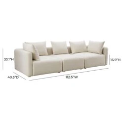 Hangover Cream Performance Linen Sofa -TOV Furniture Store TOV L68788 SO.media .07 a2628246 7ad5 4a80 a34e 2b2a086f6a1e