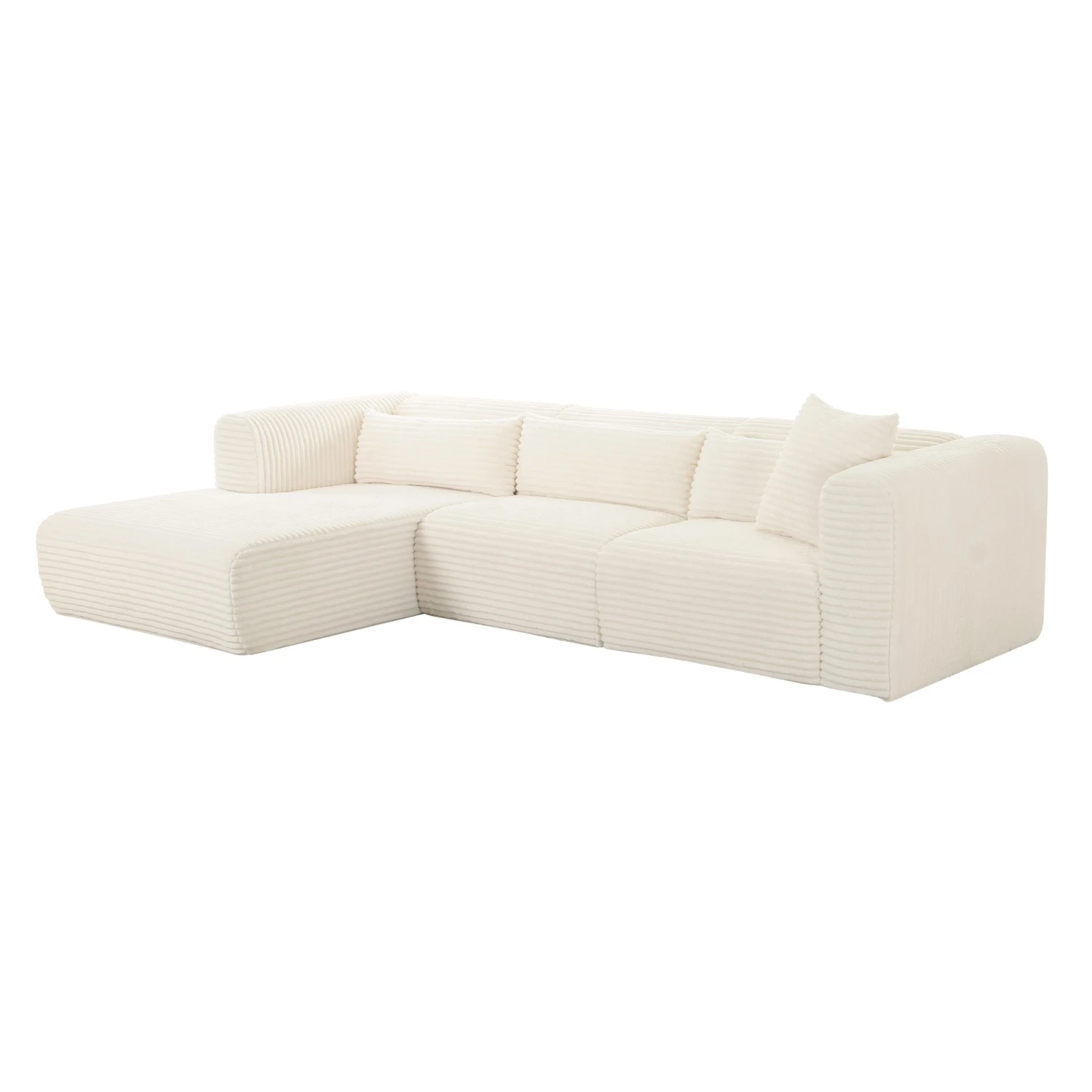 Tarra Fluffy Oversized Corduroy Modular Sectional 11 Tarra Fluffy Oversized Corduroy Modular Sectional - Image 11