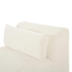 Tarra Fluffy Oversized Corduroy Modular Armless Chair -TOV Furniture Store TOV L68880.media .05 082833a1 9c83 4651 971d cd87258092f3