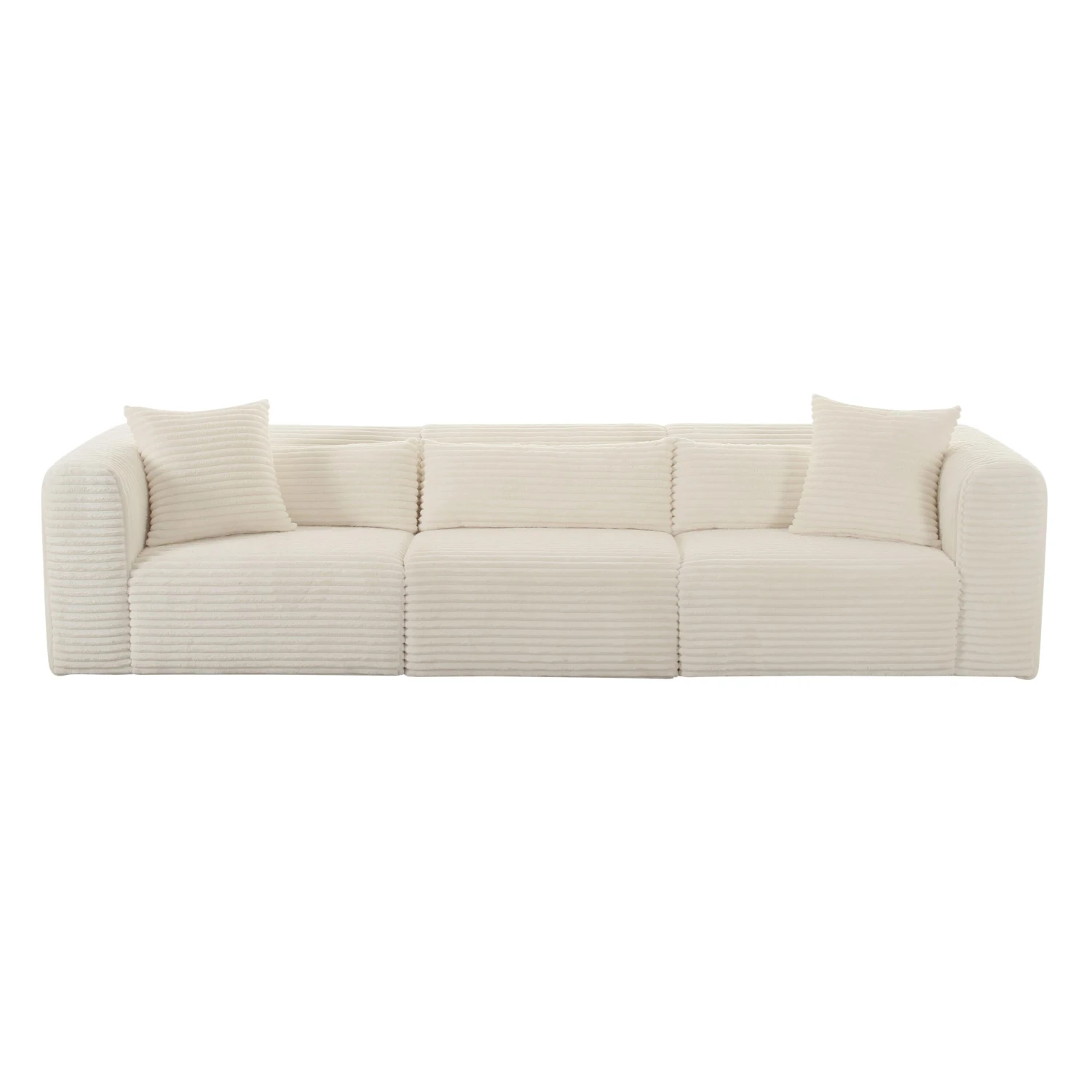 Tarra Fluffy Oversized Corduroy Modular Sofa 2 Tarra Fluffy Oversized Corduroy Modular Sofa - Image 2