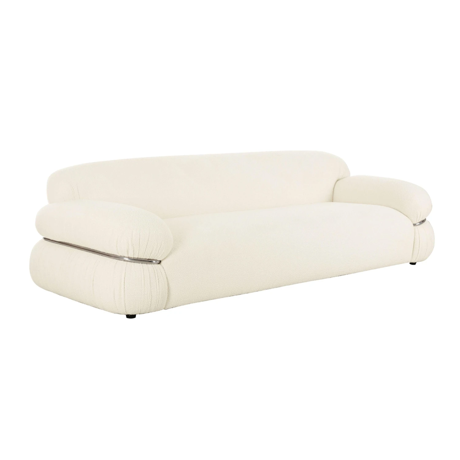 Leyla Cream Boucle Sofa 1 Leyla Cream Boucle Sofa
