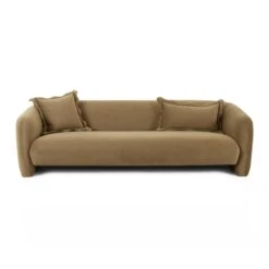 Lou Cafe Au Lait Performance Velvet Sofa 9 Lou Cafe Au Lait Performance Velvet Sofa -TOV Furniture Store TOV L69089.media .02