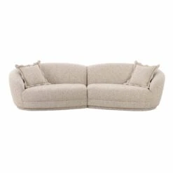 Marion Two-Tone Textured Boucle 4 Person Sectional 8 Marion Two-Tone Textured Boucle 4 Person Sectional -TOV Furniture Store TOV L69093 SEC.media .03
