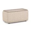 Sylvie Cream Boucle Ottoman Table